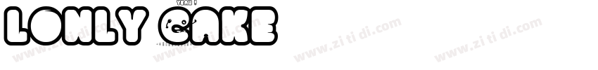 Lonly Cake字体转换